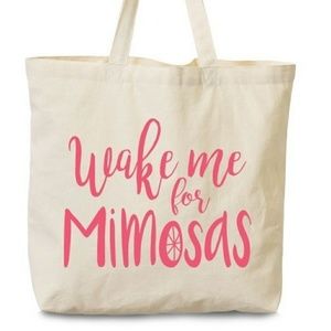 Mimosas 18x18 Oversized Canvas Vacation Tote